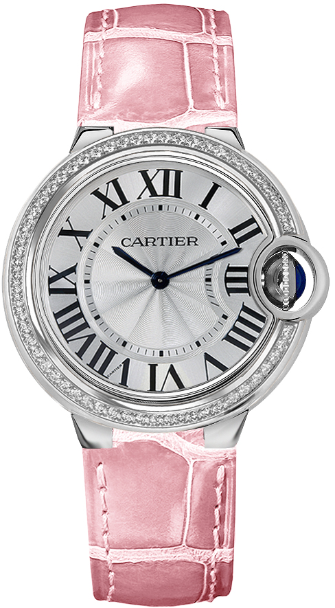 Cartier Ballon Bleu Self winding Automatic Silver UNISEX Watch WE900651 