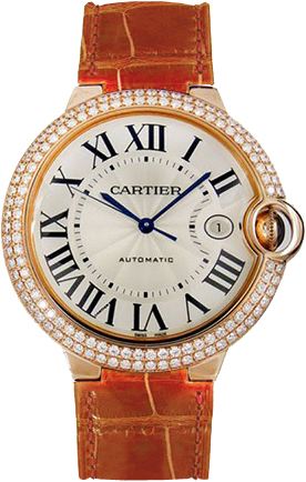 Cartier Ballon Bleu Self winding Automatic Silver Mens Watch WE900751 