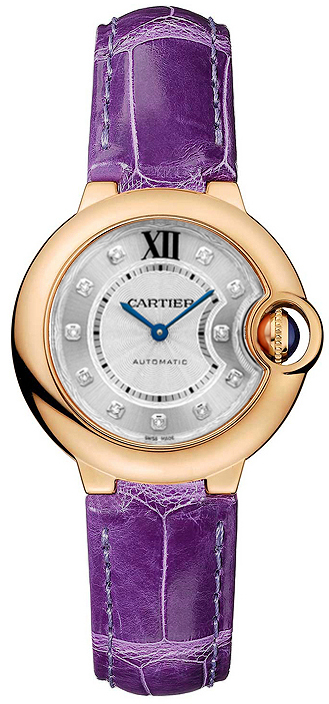 Cartier Ballon Bleu Self winding Automatic Silver Ladies Watch WE902040 