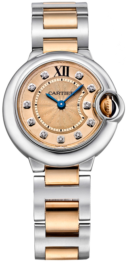 Cartier Ballon Bleu Battery Operated Quartz Diamonds Ladies Watch WE902052 