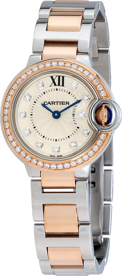 Cartier Ballon Bleu Battery Operated Quartz Silver Watch WE902076 
