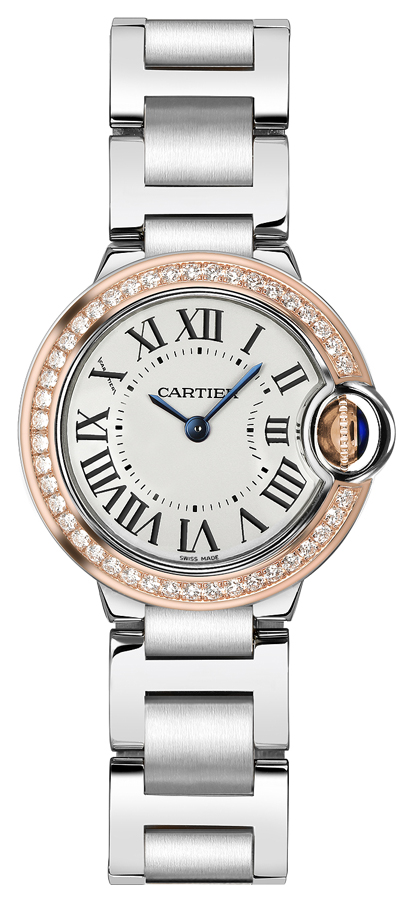 Cartier Ballon Bleu Battery Operated Quartz Silver Watch WE902079 