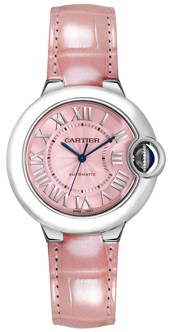 Cartier Ballon Bleu Self winding Automatic Pink Ladies Watch WSBB0002 