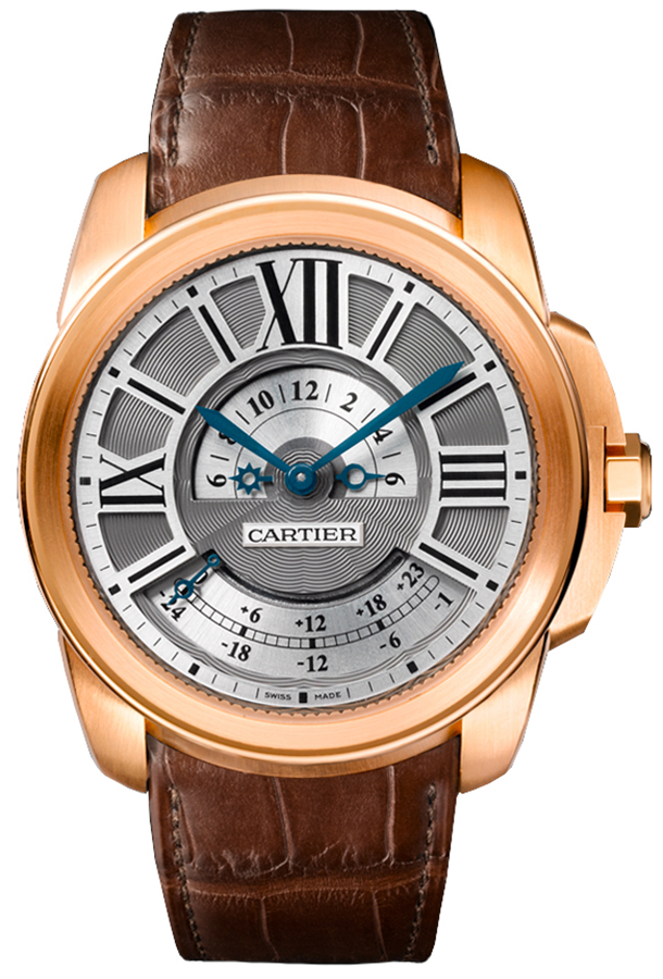Cartier Calibre De Cartier Self winding Automatic Grey Mens Watch W7100025 