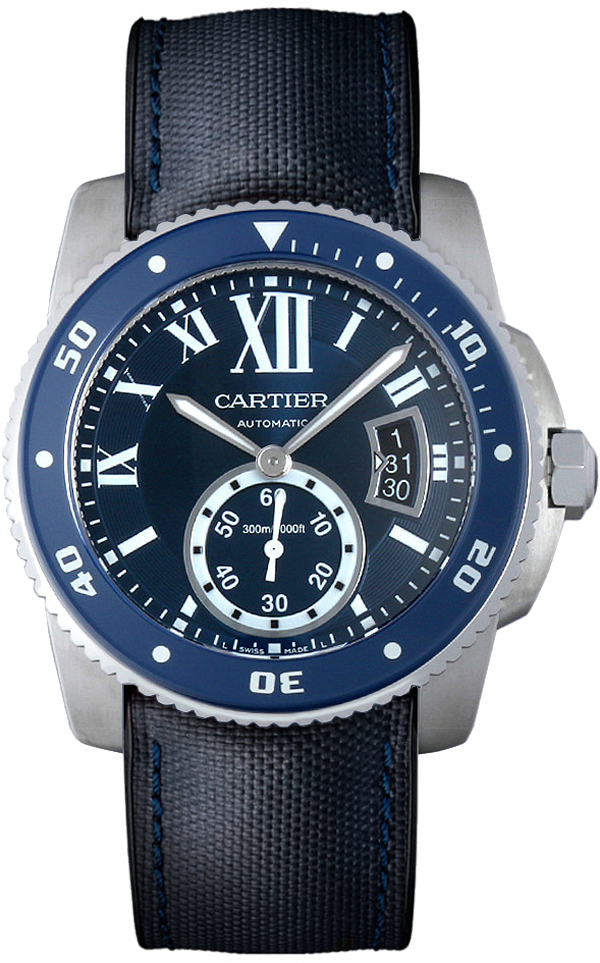 Cartier Calibre De Cartier Diver Self winding Automatic Blue Watch WSCA0010 