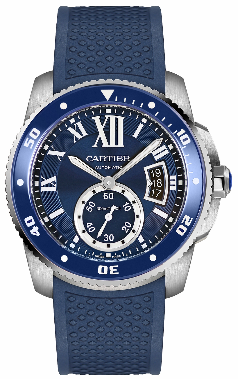 Cartier Calibre De Cartier Diver Self winding Automatic Blue Watch WSCA0011 
