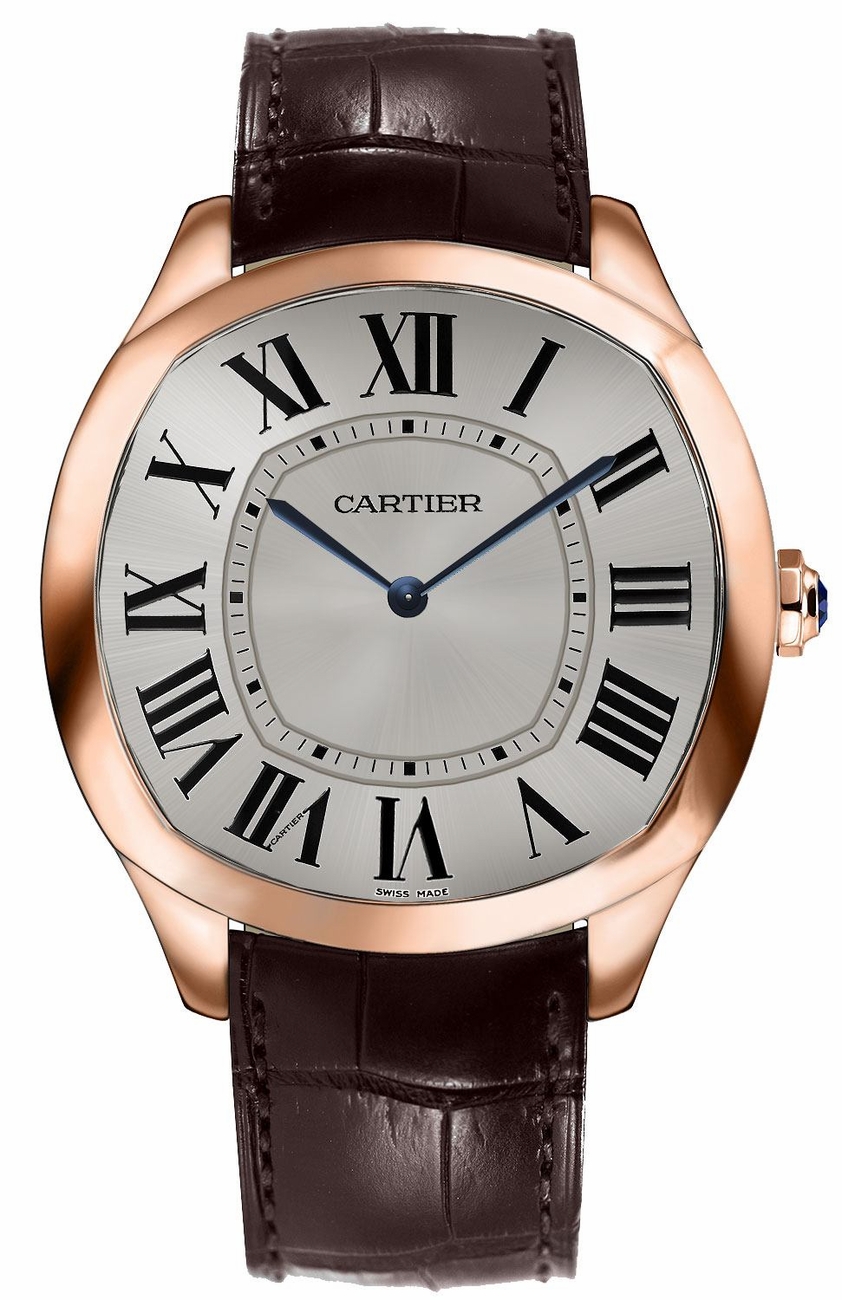 Cartier Drive De Cartier Manual Winding Silver Mens Watch WGNM0006 