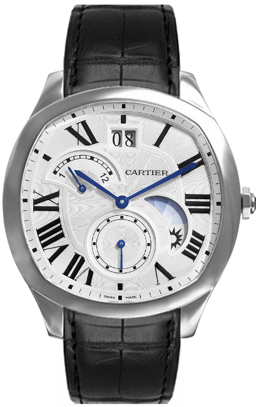 Cartier Drive De Cartier Self winding Automatic Silver Mens Watch WSNM0005 