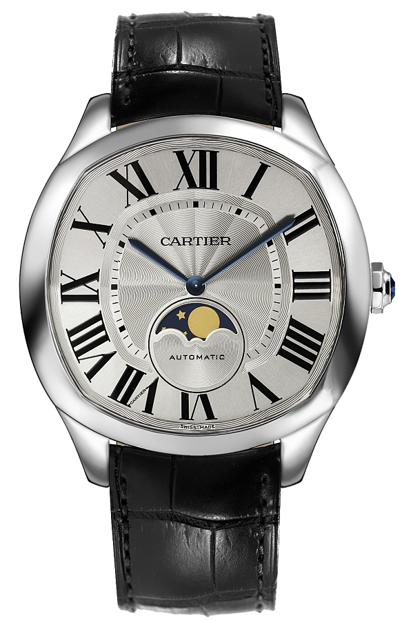 Cartier Drive De Cartier Self winding Automatic Silver Mens Watch WSNM0008 