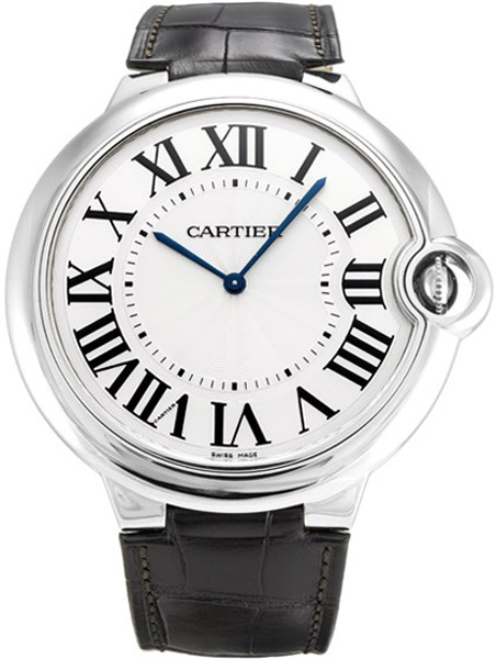 Cartier Ballon Bleu Manual Winding Silver Mens Watch W6920055 