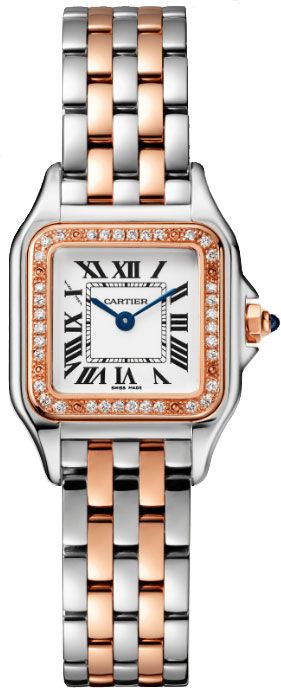 Cartier Panthere De Cartier Battery Operated Quartz Silver Ladies Watch W3PN0006 