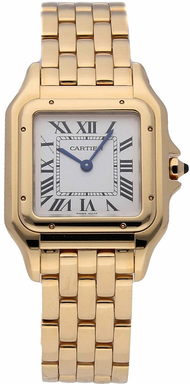Cartier Panthere De Cartier Battery Operated Quartz Silver Ladies Watch WGPN0007 