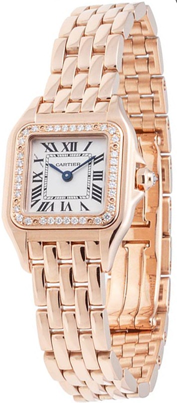 Cartier Panthere De Cartier Battery Operated Quartz Silver Ladies Watch WJPN0008 