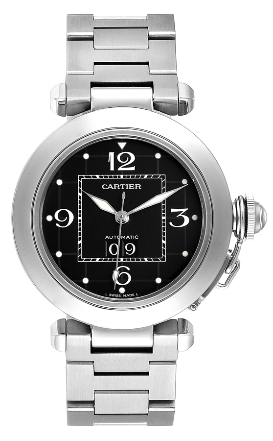 Cartier Pasha Self winding Automatic Black UNISEX Watch W31053M7 