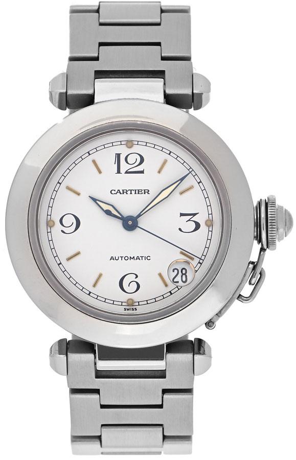 Cartier Pasha Self winding Automatic White Ladies Watch 2324 