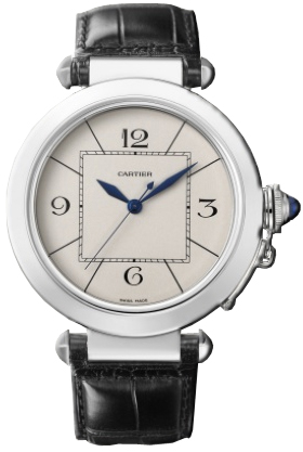 Cartier Pasha Self winding Automatic Silver Mens Watch W3107255 