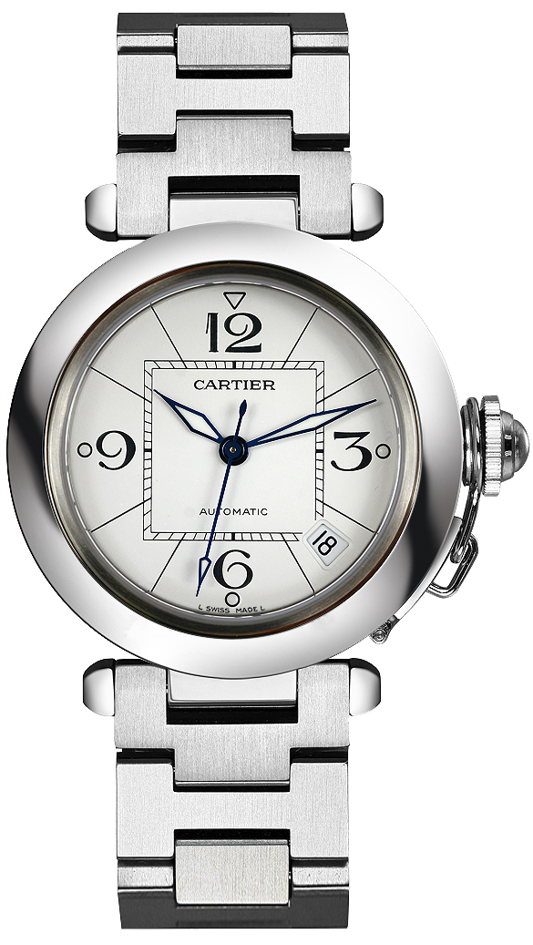 Cartier Pasha Self winding Automatic White Ladies Watch W31074M7 