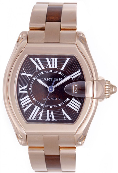 Cartier Roadster Self winding Automatic Brown Watch W6206001 