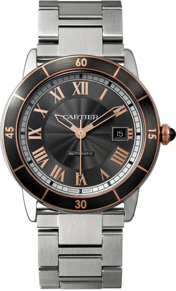 Cartier Ronde Croisiere De Cartier Self winding Automatic Grey Mens Watch W2RN0007 