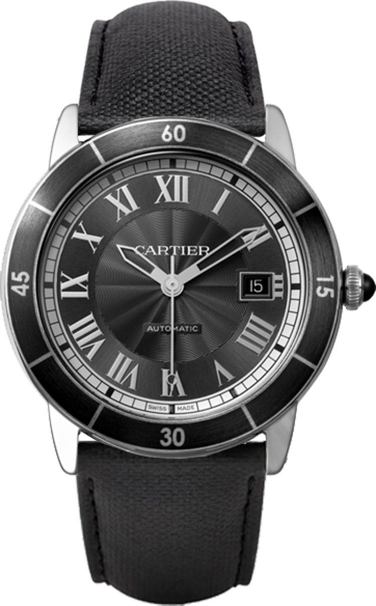 Cartier Ronde Croisiere De Cartier Self winding Automatic Grey Mens Watch WSRN0003 
