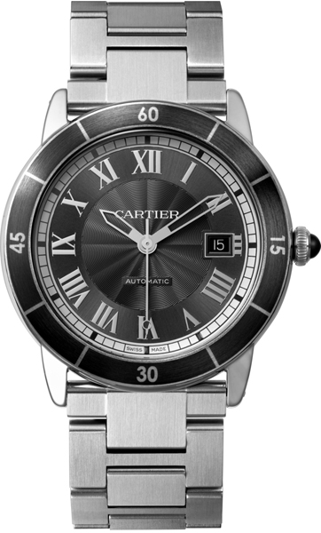 Cartier Ronde Croisiere De Cartier Self winding Automatic Grey Mens Watch WSRN0011 