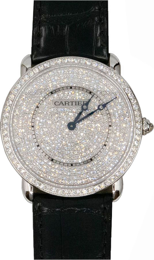 Cartier Ronde Louis Manual Winding Gold Watch WR007007 