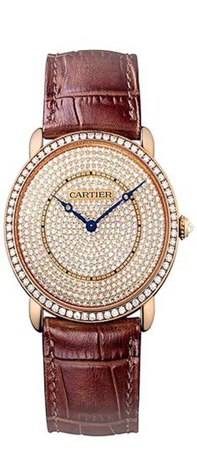 Cartier Ronde Louis Manual Winding Rose Gold Watch WR007008 