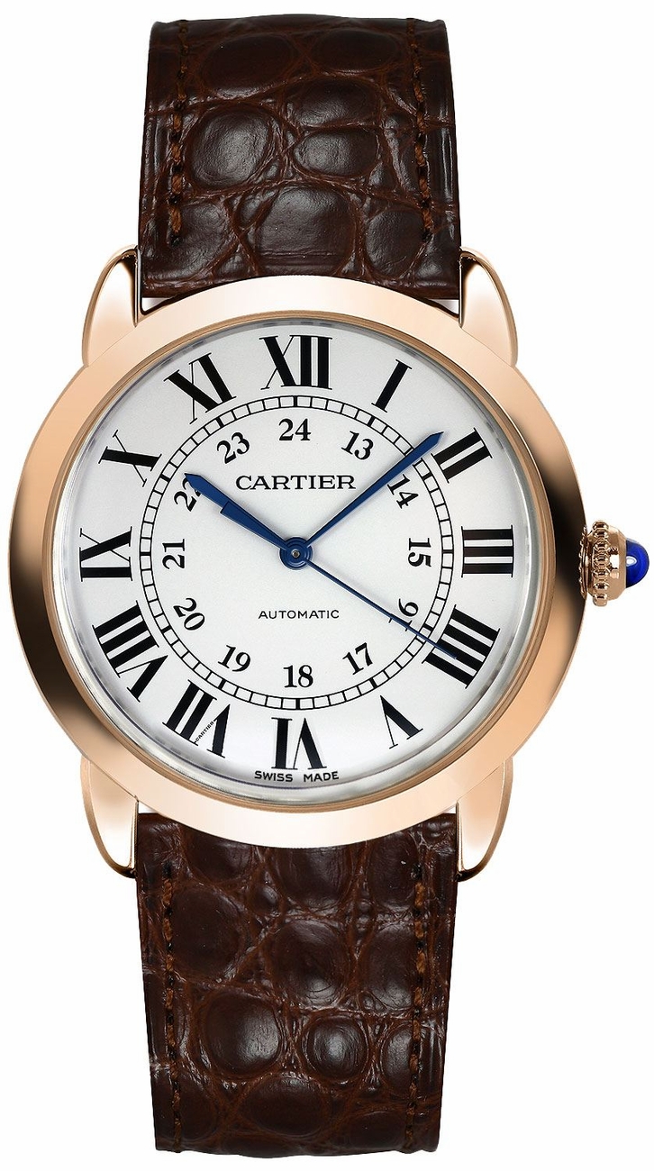 Cartier Ronde Solo Self winding Automatic Silver Ladies Watch W2RN0008 