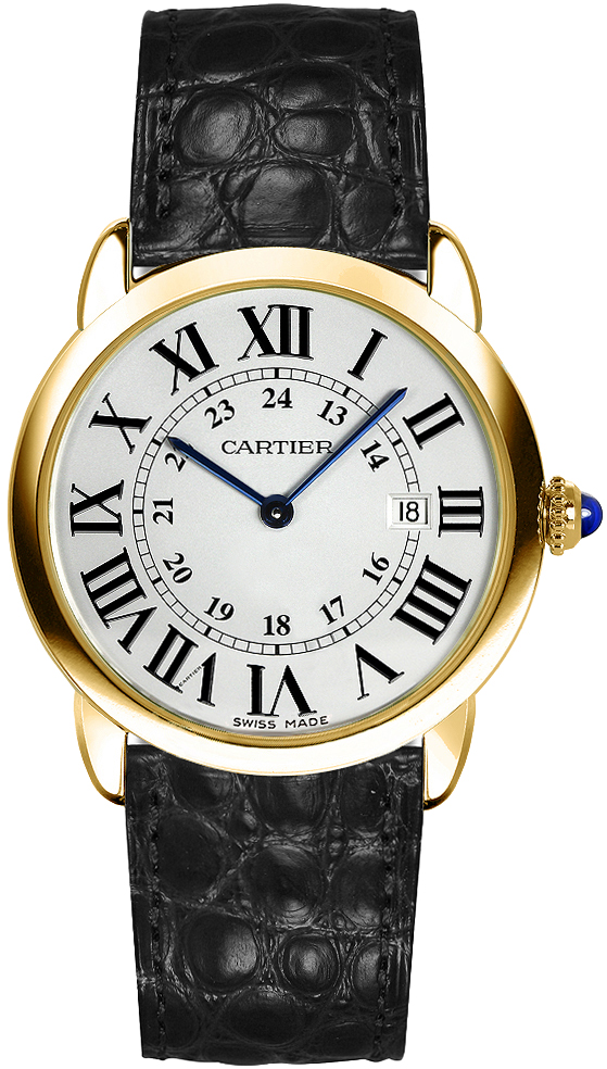 Cartier Ronde Solo Battery Operated Quartz Silver Ladies Watch W6700455 