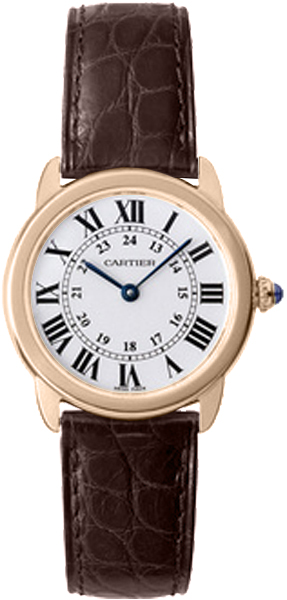 Cartier Ronde Solo Battery Operated Quartz Silver Ladies Watch W6701007 