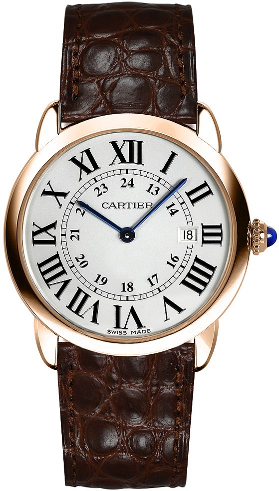 Cartier Ronde Solo Battery Operated Quartz Silver Mens Watch W6701008 