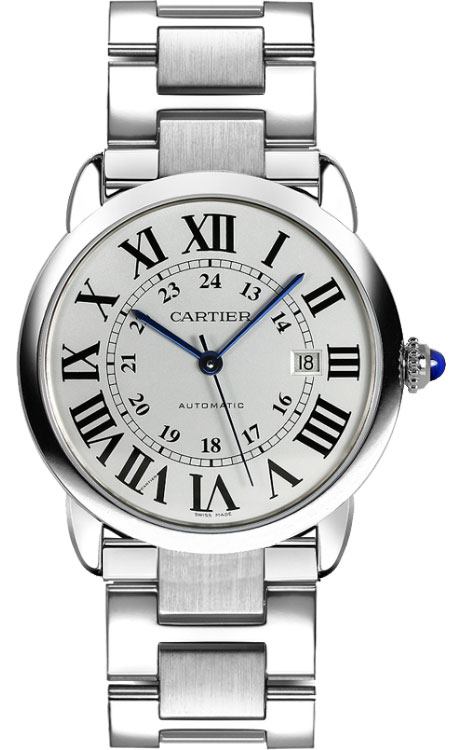 Cartier Ronde Solo Self winding Automatic Silver Mens Watch W6701011 