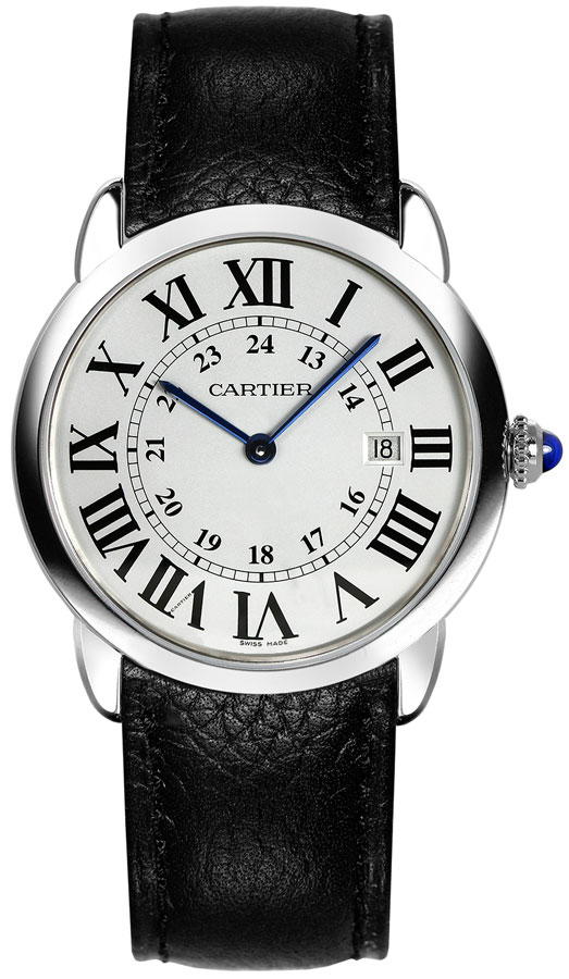 Cartier Ronde Solo Battery Operated Quartz Silver Unisex Watch WSRN0029 