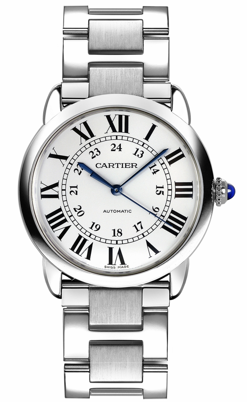 Cartier Ronde Solo Self winding Automatic Silver Ladies Watch WSRN0012 