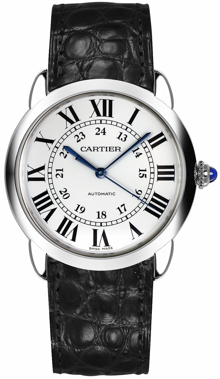 Cartier Ronde Solo Self winding Automatic Silver Ladies Watch WSRN0013 