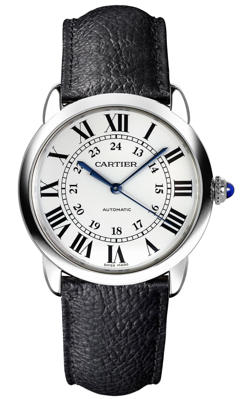Cartier Ronde Solo Self winding Automatic Silver Ladies Watch WSRN0021 