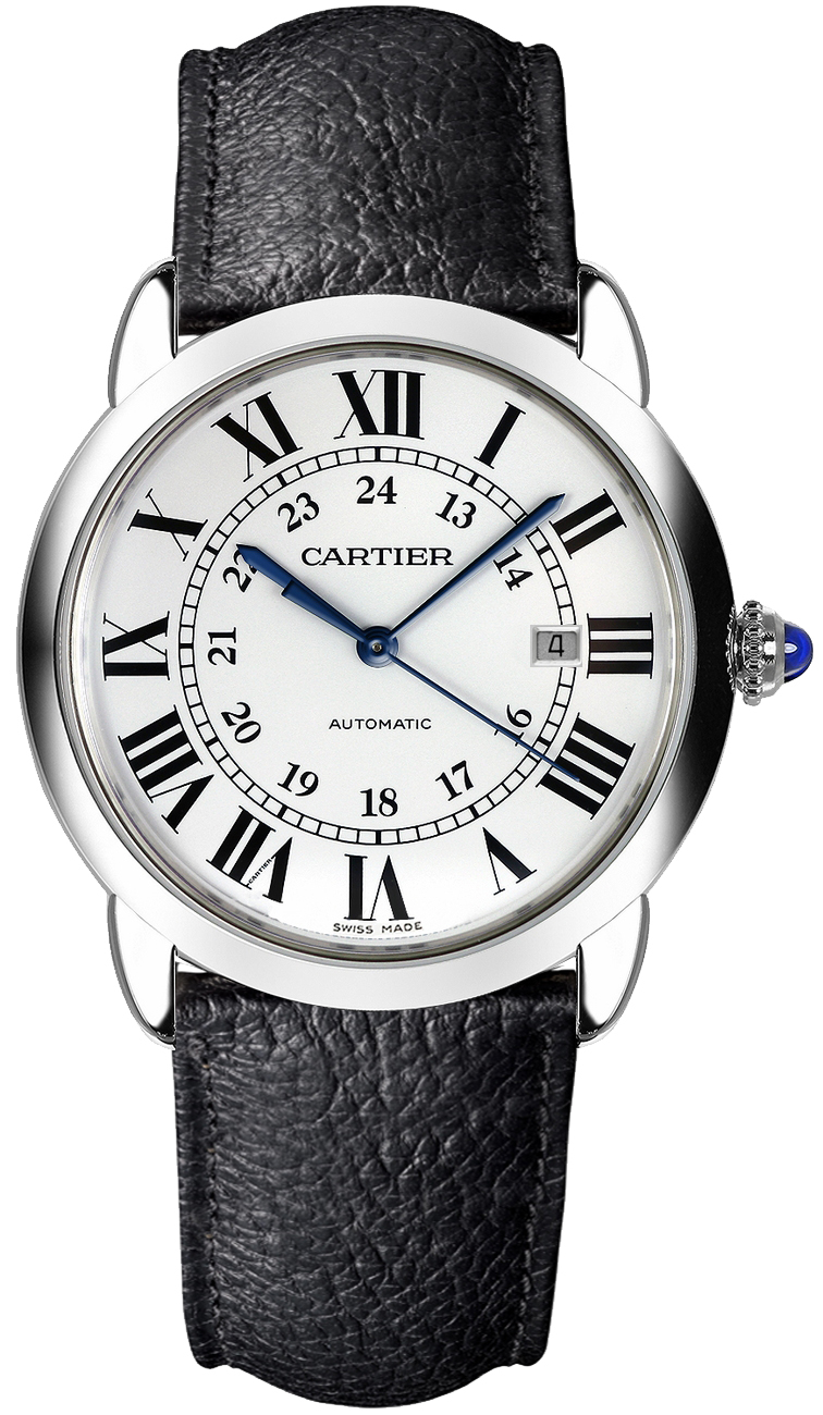Cartier Ronde Solo Self winding Automatic Silver Mens Watch WSRN0022 