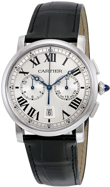Cartier Rotonde De Cartier Self winding Automatic Silver Mens Watch WSRO0002 