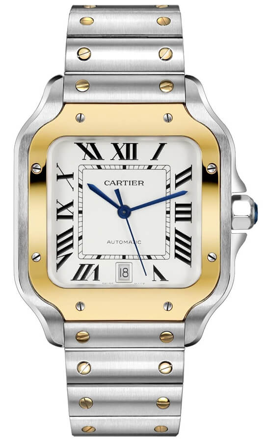 Cartier Santos De Cartier Large Automatic Men's Watch W2SA0009 