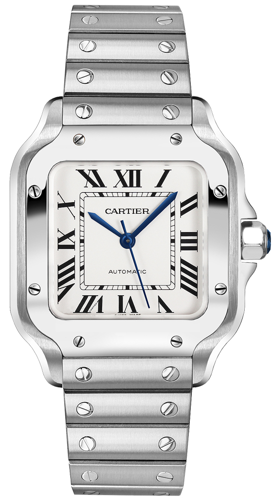 Cartier Santos De Cartier Self winding Automatic Silver Unisex Watch WSSA0010 