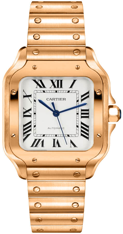 Cartier Santos De Cartier Self winding Automatic Silver Unisex Watch WGSA0031 