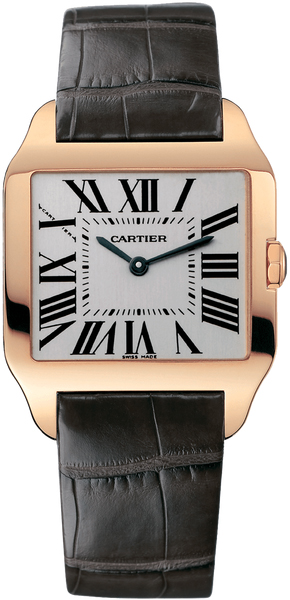 Cartier Santos De Cartier Battery Operated Quartz Silver Ladies Watch W2009251 