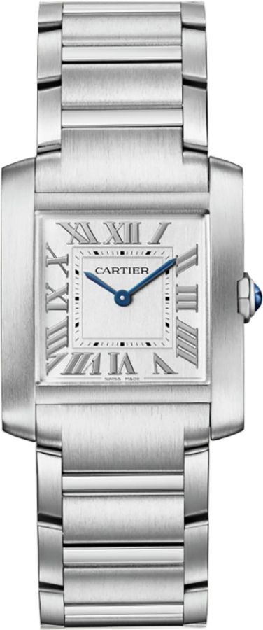 Cartier Tank Francaise Battery Operated Quartz Silver Ladies Watch WSTA0074 