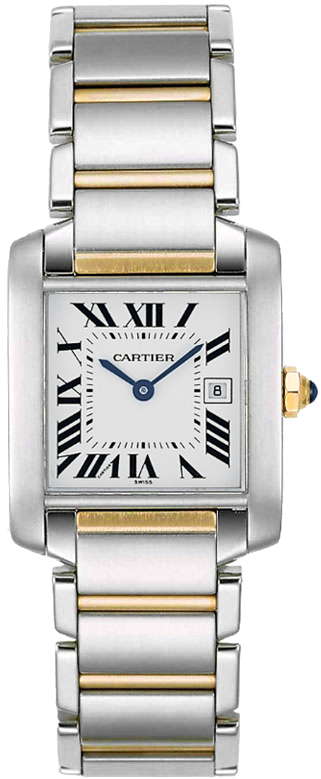 Cartier Tank Francaise Battery Operated Quartz Silver UNISEX Watch W51012Q4 