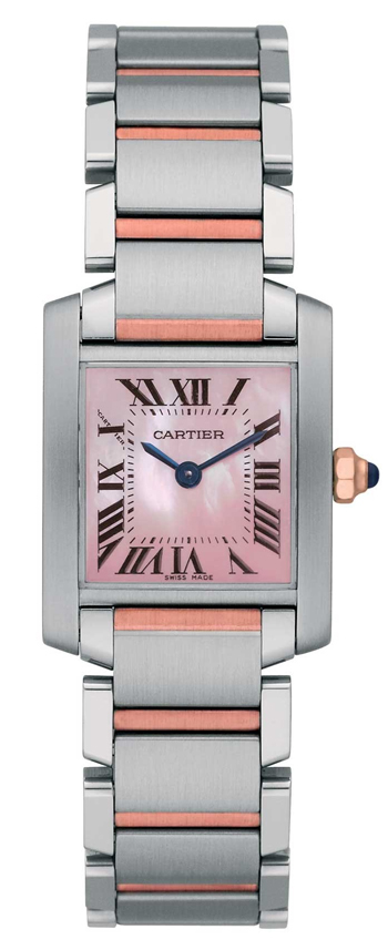 Cartier Tank Francaise Battery Operated Quartz Pink Ladies Watch W51027Q4 