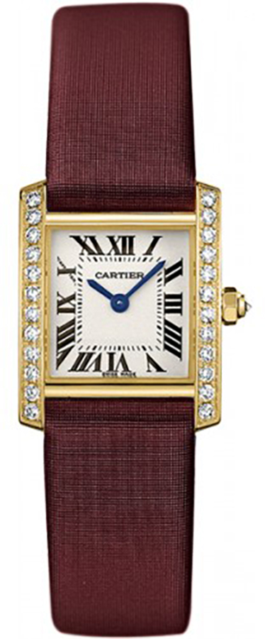 Cartier Tank Francaise Battery Operated Quartz Silver Ladies Watch WE100131-BGD 