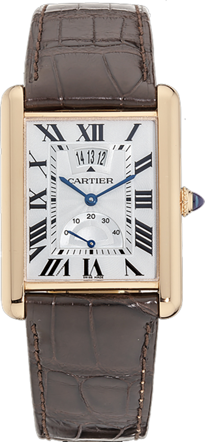 Cartier Tank Louis Manual Winding Silver Mens Watch W1560003 