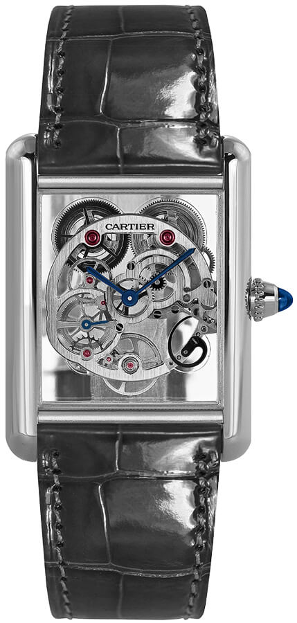 Cartier Tank Louis Manual Winding Skeleton Ladies Watch W5310012 
