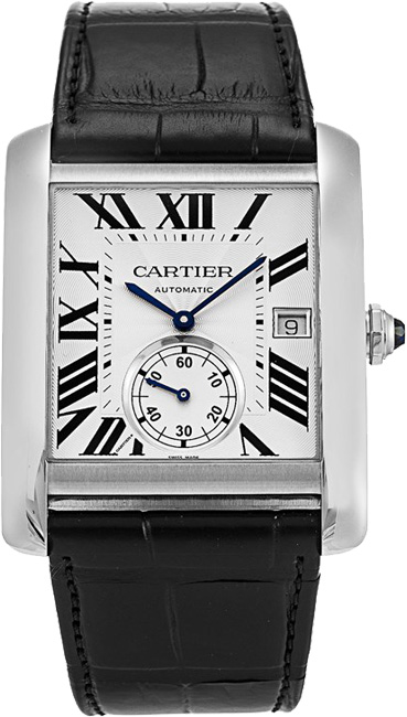 Cartier Tank MC Self winding Automatic Silver Mens Watch W5330003 