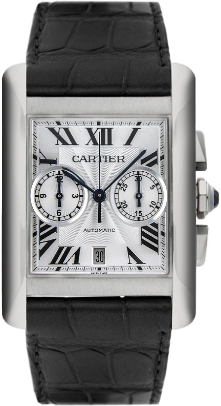 Cartier Tank MC Self winding Automatic Silver Watch W5330007 